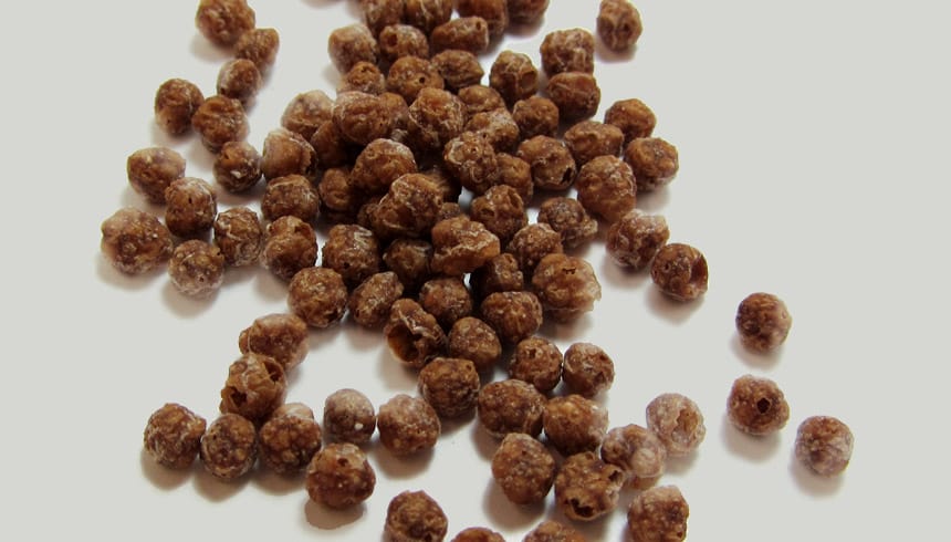 Weizen-Reis-Mais-Crispy rund, schoko