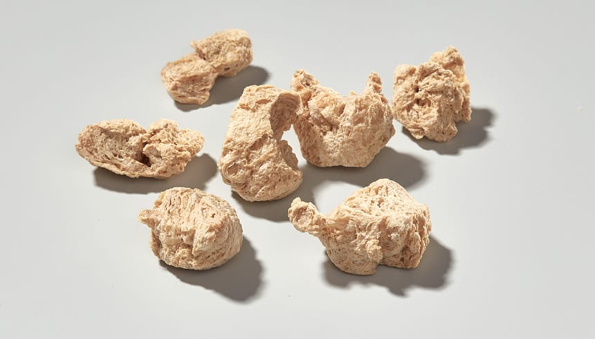 Bohnen Texturat grob 