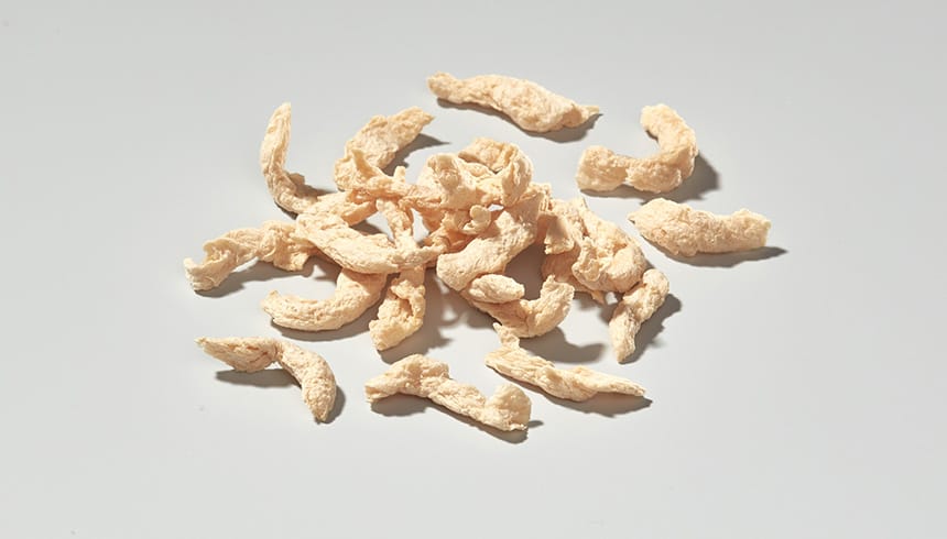 Erbsen Protein Texturat mittel