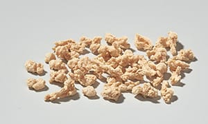 Soy textured protein fine