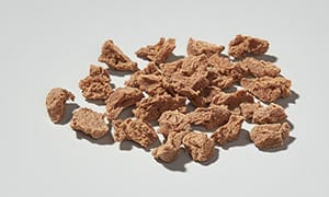 Soy textured protein medium dark